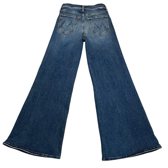 Lil Mother Lil Tomcat Roller Sneak Jeans 25 Petite Wide Sixth Sense Wash ALTERED - Picture 3 of 15